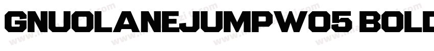 GnuolaneJumpW05 Bold Regular字体转换